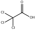Trichloroacetic acid Struktur