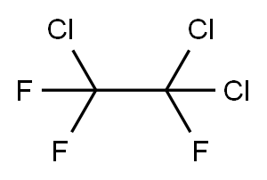 1,1,2-Trichlorotrifluoroethane Structure