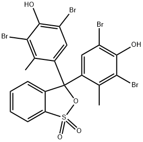 ブロモクレゾールグリーン 化学構造式
