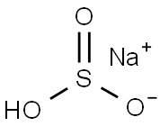 亚硫酸氢钠, 7631-90-5, 结构式