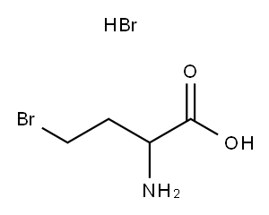 (+/-)-2-AMINO-4-BROMOBUTANOIC ACID HBR Structure