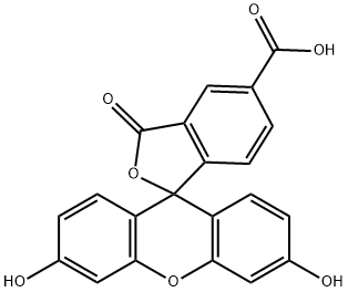 5-羧基荧光素, 76823-03-5, 结构式