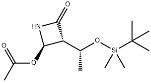 4-乙酰氧基氮杂环丁酮, 76855-69-1, 结构式
