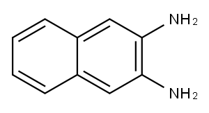  2,3-diaminonaphthalene Struktur