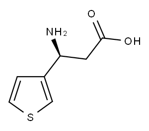 (S)-3-AMINO-3-(3-THIENYL)-PROPIONIC ACID Structure