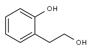 2-(2-ヒドロキシエチル)フェノール 化学構造式