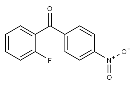 2-FLUORO-4'-NITROBENZOPHENONE Structure
