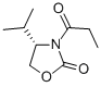 (S)-4-异丙基-3-丙酰基-2-恶唑烷酮, 77877-19-1, 结构式