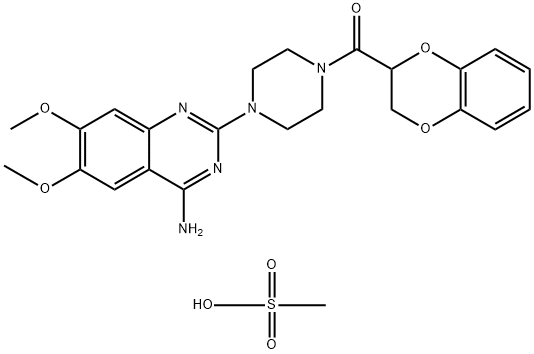 Doxazosin mesylate  Struktur