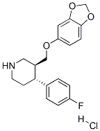 パロキセチン塩酸塩 化学構造式