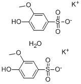 Potassium guaiacolsulfonate hemihydrate Structure