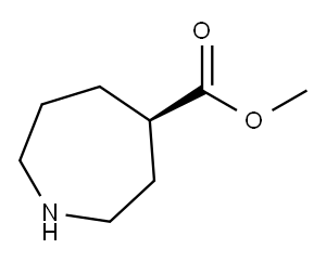1H-Azepine-4-carboxylicacid,hexahydro-,methylester,(4R)-(9CI) Structure