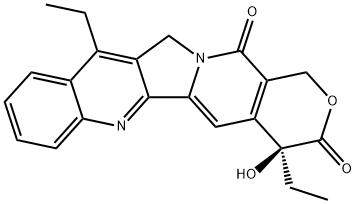 4α-エチル-4β-ヒドロキシ-11-エチル-3,4,12,14-テトラヒドロ-1H-ピラノ[3',4':6,7]インドリジノ[1,2-b]キノリン-3,14-ジオン