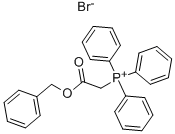 (ベンジルオキシカルボニルメチル)トリフェニルホスホニウムブロミド 化学構造式
