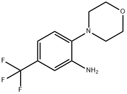 3-氨基-4-(4-吗啉基)三氟甲苯, 784-57-6, 结构式