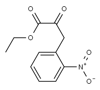 ethyl 3-(o-nitrophenyl)pyruvate Structure