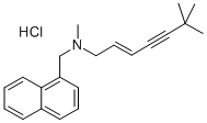 テルビナフィン塩酸塩 化学構造式