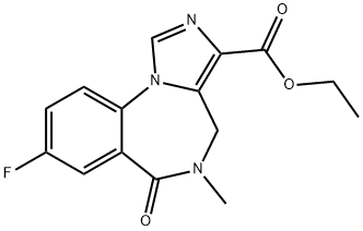 氟马西尼, 78755-81-4, 结构式