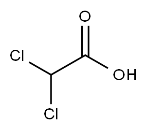 二氯乙酸, 79-43-6, 结构式