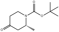 (R)-2-甲基-4-氧代哌啶-1-羧酸叔丁酯, 790667-43-5, 结构式