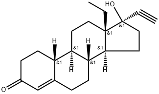 左炔诺孕酮, 797-63-7, 结构式