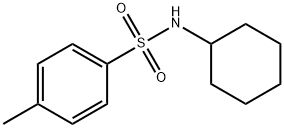 N-Cyclohexyl-4-methylbenzenesulfonamide Struktur