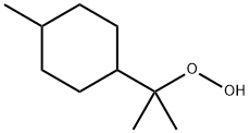 [2-(4-メチルシクロヘキシル)プロパン-2-イル]ヒドロペルオキシド 化学構造式