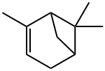  α-ピネン 化学構造式