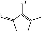 Methyl cyclopentenolone Struktur