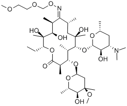 ロキシスロマイシン 化学構造式