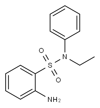 2-Amino-N-ethylbenzenesulfonanilide Structure