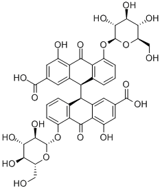 番泻苷 A, 81-27-6, 结构式