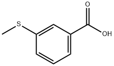 3-(メチルチオ)安息香酸 化学構造式
