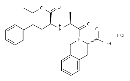 キナプリル塩酸塩 化学構造式