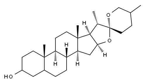 知母皂苷元, 82597-74-8, 结构式
