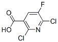 2,6-DICHLORO-5-FLUORONICOTINIC ACID Structure