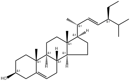 豆甾醇, 83-48-7, 结构式