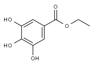 没食子酸乙酯, 831-61-8, 结构式