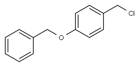 4-苄氧基氯化苄 结构式