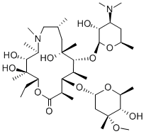 アジスロマイシン 化学構造式