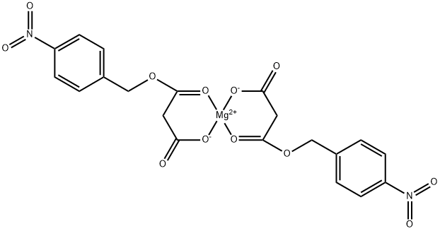 对硝基苄醇丙二酸单酯镁, 83972-01-4, 结构式
