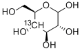 D-グルコース (4-13C, 99%) 化学構造式