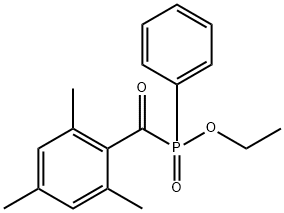 Ethyl (2,4,6-trimethylbenzoyl) phenylphosphinate Structure