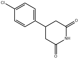 3-(4氯苯基)戊二酰亚胺, 84803-46-3, 结构式