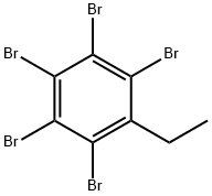 2,3,4,5,6-Pentabromoethylbenzene Struktur