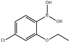 4-クロロ-2-エトキシフェニルボロン酸 化学構造式