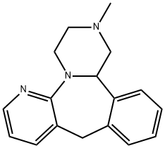 ミルタザピン 化学構造式
