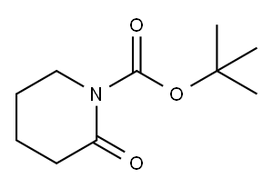 1-Boc-2-哌啶酮 结构式