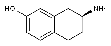 (S)-2-AMINO-7-HYDROXYTETRALIN Structure