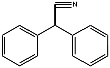 ジフェニルアセトニトリル 化学構造式